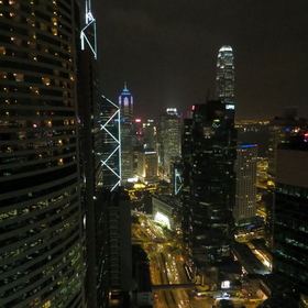 Hong Kong at night