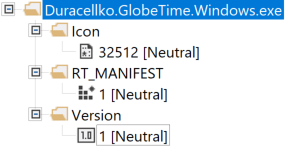 Executable file resources
